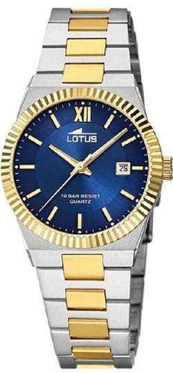 Reloj Lotus Mujer 18839/3 Bicolor Plateado Dorado