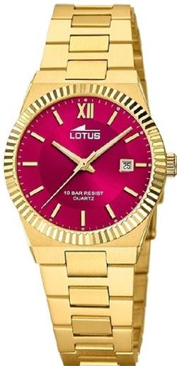 Relógio feminino Lotus 18840/2 em aço dourado