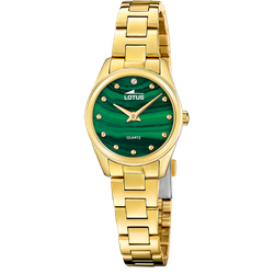 Reloj Lotus Mujer 19007/3 Acero Dorado Con Pulsera