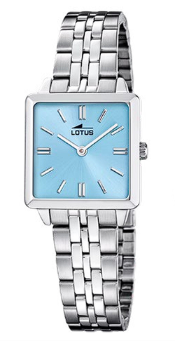 Reloj Lotus Mujer 19010/3 Acero Cuadrado Con Pulsera