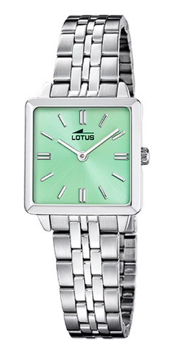 Reloj Lotus Mujer 19010/4 Acero Cuadrado Con Pulsera