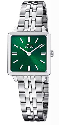 Reloj Lotus Mujer 19010/5 Acero Cuadrado Con Pulsera