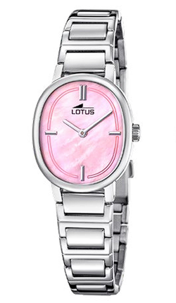 Reloj Lotus Mujer 19012/2 Acero Ovalado Con Pulsera