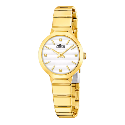 Reloj Lotus Mujer 19028/1 Acero Dorado