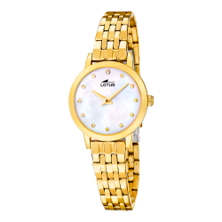 Reloj Lotus Mujer 19031/1 Acero Dorado