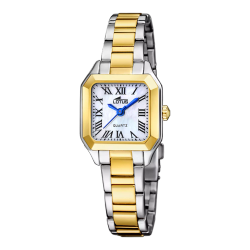 Reloj Lotus Mujer 19036/2 Acero Plateado Bicolor Dorado