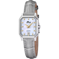 Reloj Lotus Mujer 19082/2 Acero Piel Gris Analógico