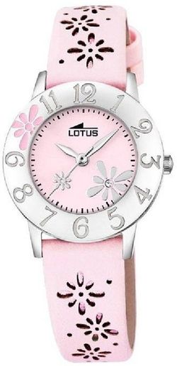 Relógio feminino Lotus 18270/2 couro rosa