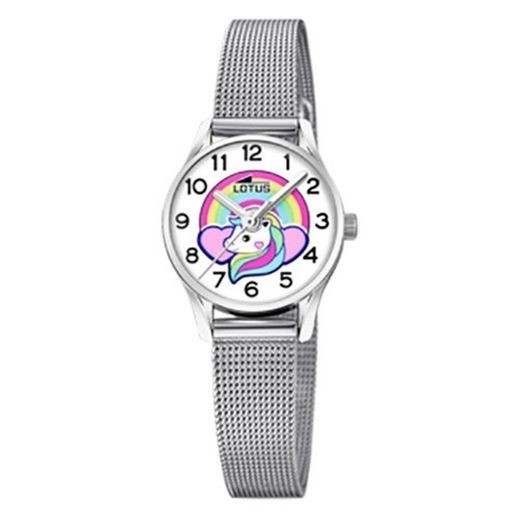 Orologio da ragazza Lotus 18571/M in acciaio con unicorno