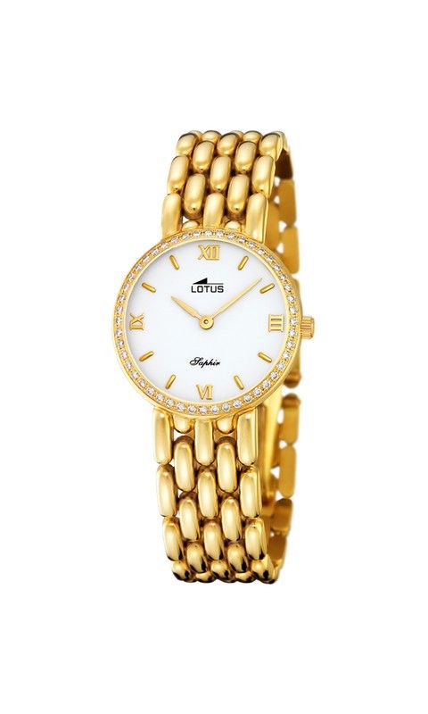 Montre Lotus pour femme en or 18 carats, diamants 355/1