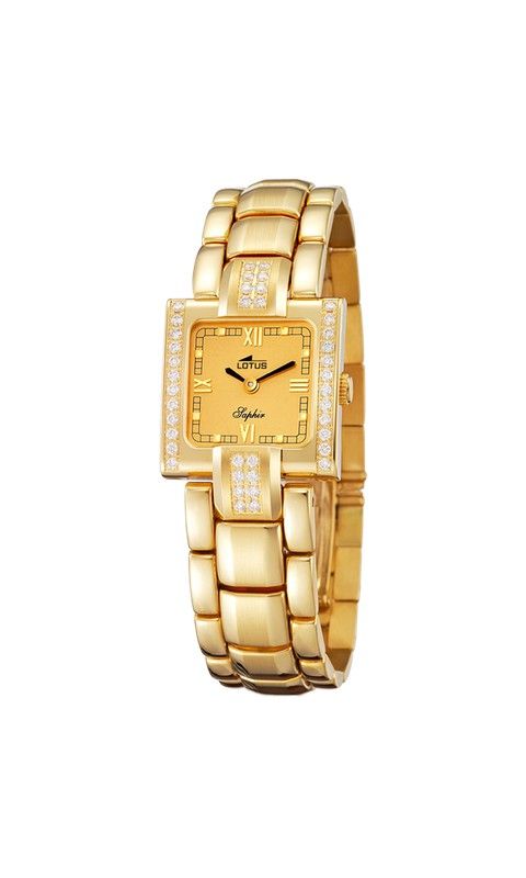 Relógio feminino Lotus em ouro 18kt com diamantes 423/3