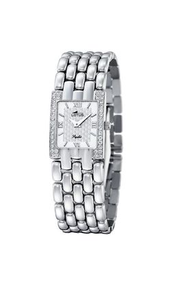 Reloj Lotus Oro Blanco 18kts Mujer 437/1 Diamantes