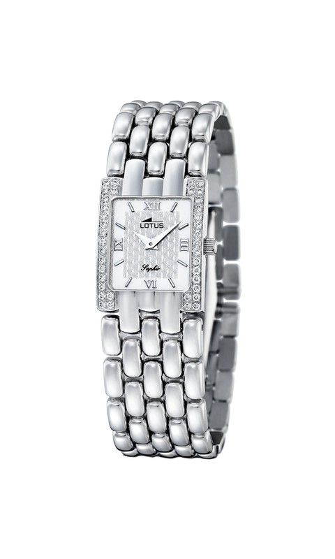 Lotus 18kt White Gold Women's Watch 437/1 Diamonds