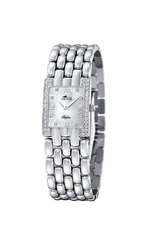 Lotus 18kt White Gold Women's Watch 437/2 Diamonds