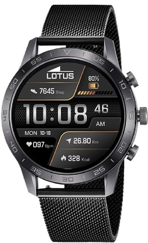 Reloj Lotus Smartwatch Hombre 50048/1 Acero Negro — Joyeriacanovas