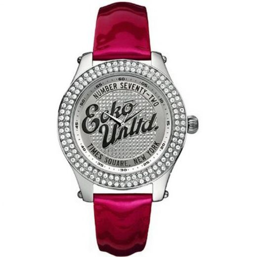 Marc Ecko Women's Watch E10038M4 Red Leather