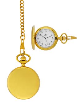 Marea Pocket Watch B41420/2 Gold Steel Analog