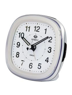 Reloj Marea Despertador B56001/3 Blanco Bicolor Plateado