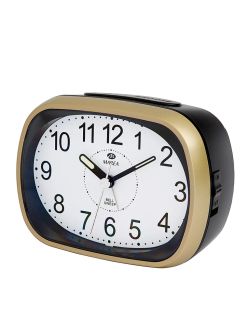 Reloj Marea Despertador B56005/3 Dorado Bicolor Negro
