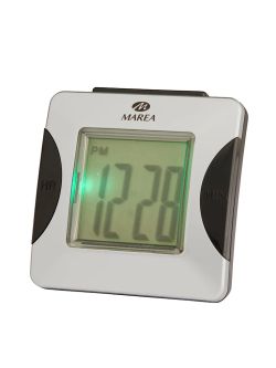 Reloj Marea Despertador B56021/1 Blanco Bicolor Negro Digital