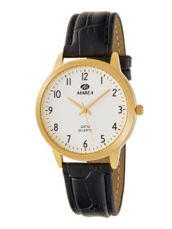 Reloj Marea Hombre B21183/4 Piel Negra Acero Dorado Analógico