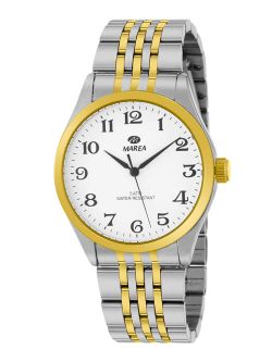 Marea Men's Watch B21200/2 Two-Tone Gold Steel Analog