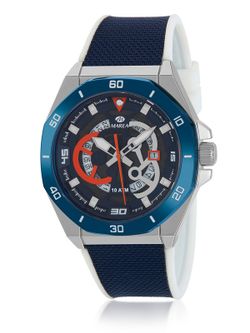 Reloj Marea Hombre B35357/6 Nylon Azul Bicolor Blanco
