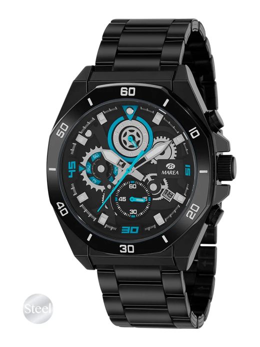 Reloj Marea Hombre B35359/12 Acero Negro Cronógrafo Analógico