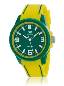 Reloj Marea Hombre B35377/2 Amarillo Bicolor Verde Analógico