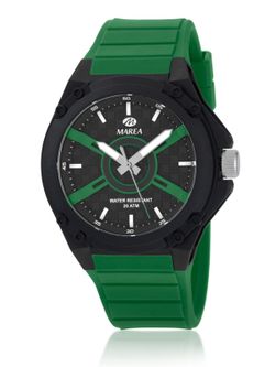 Reloj Marea Hombre B35385/4 Sport Verde Bicolor Negro Analógico