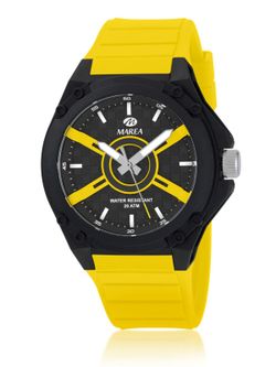 Reloj Marea Hombre B35385/5 Sport Amarillo Bicolor Negro Analógico
