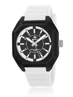 Reloj Marea Hombre B35386/6 Sport Blanco Bicolor Negro Analógico