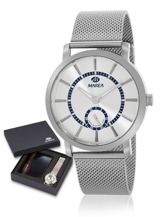 Reloj Marea Hombre B36186/3 Acero + Billetera