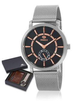 Reloj Marea Hombre B36186/4 Acero + Billetera