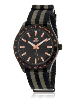 Reloj Marea Hombre B41367/4 Nylon Negro Bicolor Gris Solar