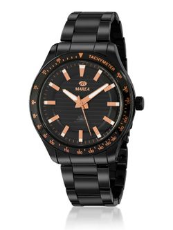 Reloj Marea Hombre B41367/8 Acero Negro Solar Analógico