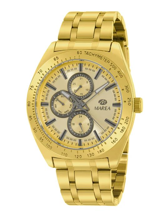Reloj Marea Hombre B41373/6 Acero Dorado Analógico