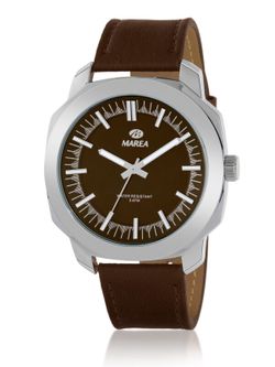 Reloj Marea Hombre B41449/1 Piel Marrón Acero Analógico
