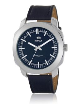 Reloj Marea Hombre B41449/2 Piel Azul Acero Analógico