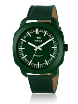 Reloj Marea Hombre B41449/4 Piel Verde Acero Verde Analógico