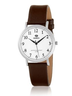 Reloj Marea Hombre B42160/18 Piel Marrón Acero Analógico