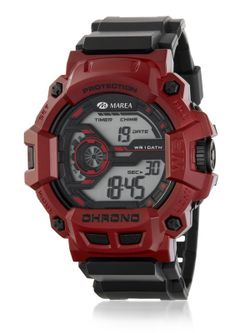 Reloj Marea Hombre B44106/3 Sport Negro Bicolor Rojo