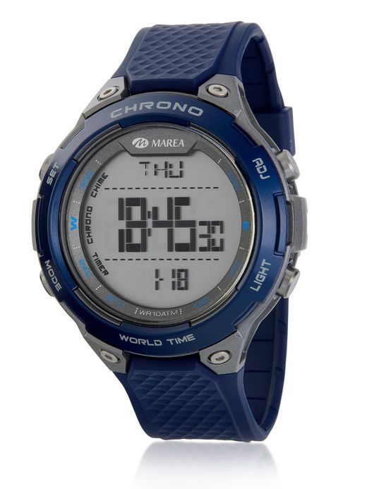 Reloj Marea Hombre B44107/2 Sport Gris Bicolor Azul