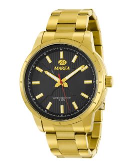 Marea Men's Watch B54239/9 Gold Steel Analog