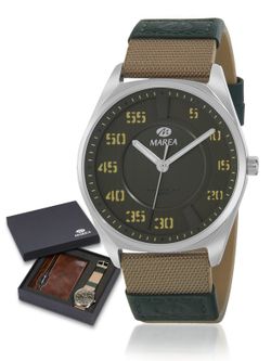 Reloj Marea Hombre B54240/7 Nylon Marrón + Billetera