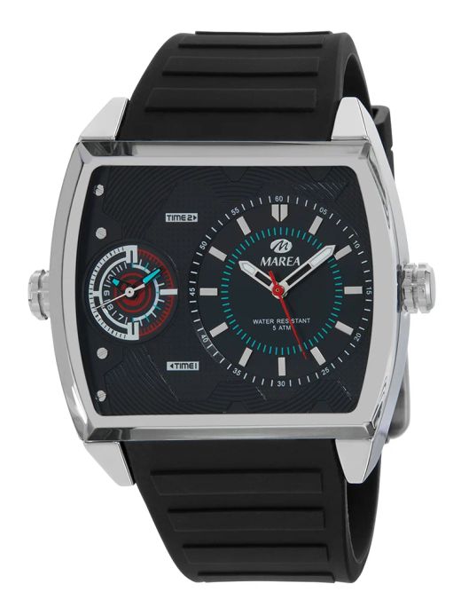 Reloj Marea Hombre B54285/1 Sport Negro Acero Analógico