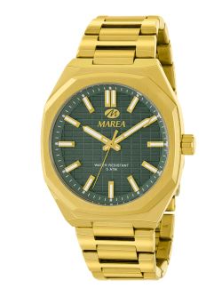 Marea Men's Watch B54296/4 Gold Steel Analog