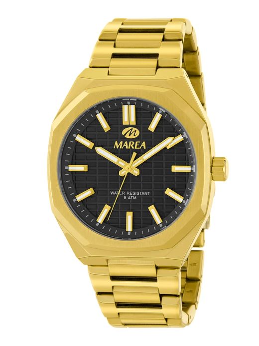 Reloj Marea Hombre B54296/5 Acero Dorado Analógico