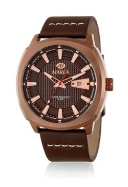 Reloj Marea Hombre B54299/3 Piel Marrón Acero Rose Analógico