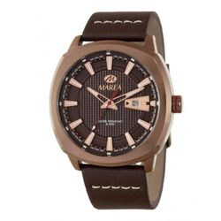Reloj Marea Hombre B54299/4 Piel Marrón Acero Rose Analógico